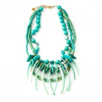 nah 28 Náhrdelník- modrá