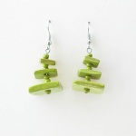 nau 525 Náušnice-zelená