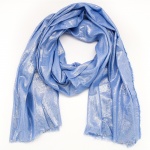 425 5 Šál- modrá