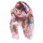 267 2a Šátek- starorůžová