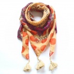 270 2 Šátek- oranžový