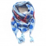 270 2 Šátek- modrý