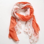 262 2 Šátek- oranžový