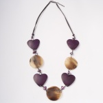 nah 780 Náhrdelník-fialová