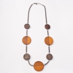 nah 812 Náhrdelník-hnědá