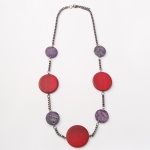 nah 812 Náhrdelník-červená