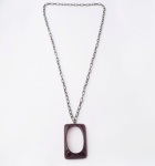 nah 841 Náhrdelník-fialová