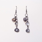 nah 1218 Náušnice- šedá