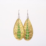 nah 1245 Náušnice- zelená