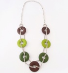 nah 1446 Náhrdelník- zelená