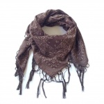 185-10 Šátek- hnědá