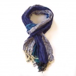 183-10 Šál- modrá