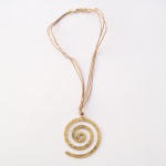 nah 113 Náhrdelník- sv.hnědá