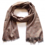 303 3 Šál- růžová/šedá