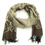 371 4 Šál- hnědá