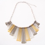 nah 209 Náhrdelník- zlatá/stříbrná