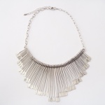 nah 209 Náhrdelník- stříbrná