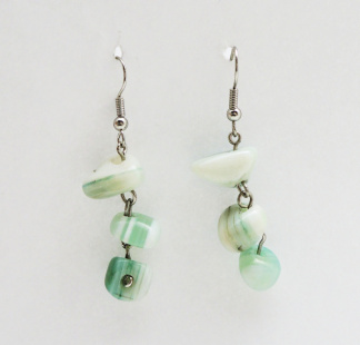 582a bílo-tyrkysová