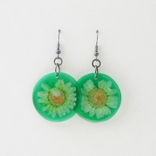 nau 658 Náušnice- zelená