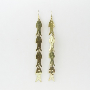 nau 145 Náušnice- zlatá