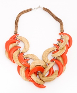 nah 466 Náhrdelník- oranžová
