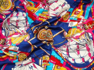 420 5b Šátek- modrá