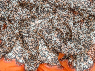 419 5a Šál- oranžová