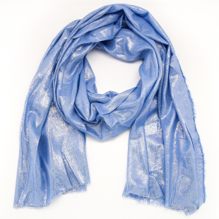 425 5 Šál- modrá