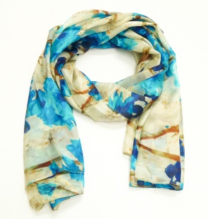 364 4 Šátek- modrá