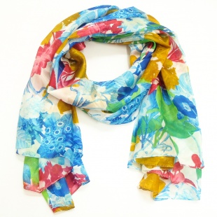 364 4 Šátek- modrá