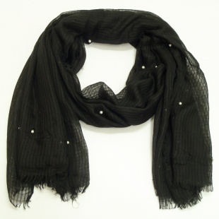 353 4 Šátek- černá