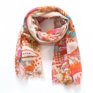 267 2a Šátek- béžový