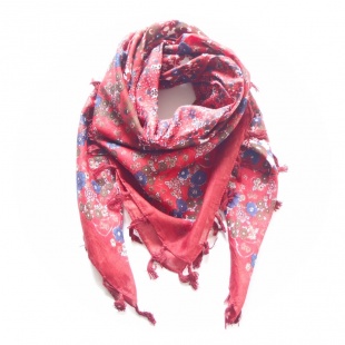 154.-1 Šátek- červený