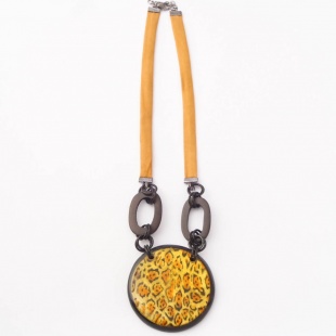 nah 783 Náhrdelník-žlutý