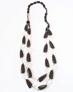 nah 236 Náhrdelník-hnědá