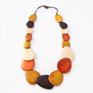 nah 241 Náhrdelník-oranžová
