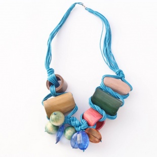 nah 122 Náhrdelník-modrá