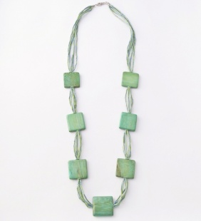 nah 616a Náhrdelník-modrá