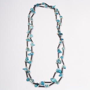 nah 788A Náhrdelník-modrá