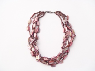 nah 845 Náhrdelník-fialová