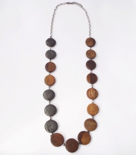nah 806 Náhrdelník-hnědá