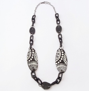 nah 63 Náhrdelník- černá