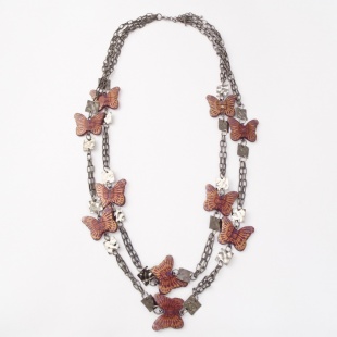 nah 71 Náhrdelník- fialová