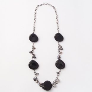 nah 1218 Náhrdelník- černá