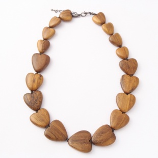 nah 1233 Náhrdelník- hnědá