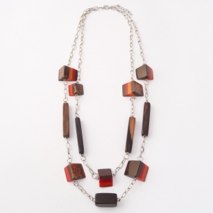 nah 88 Náhrdelník- červená