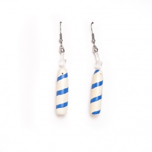 nau 1285 Náušnice- modrá