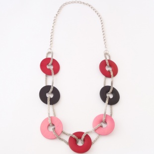 nah 1446 Náhrdelník- růžová