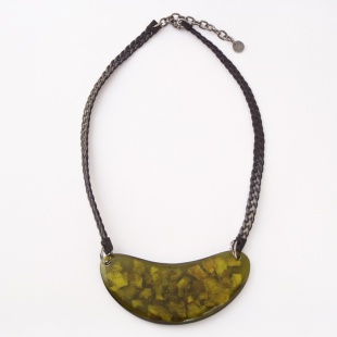 nah 290 Náhrdelník- zelená