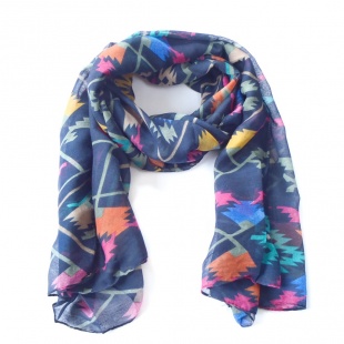 288 3 Šátek- modrá